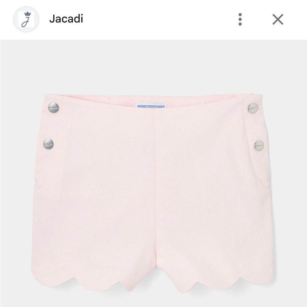 Jacadi new light pink shorts Size 5 years old